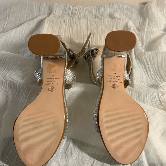 Antonio Melani Camille Metallic Snake Print Platform Heel - Picture 9 of 11